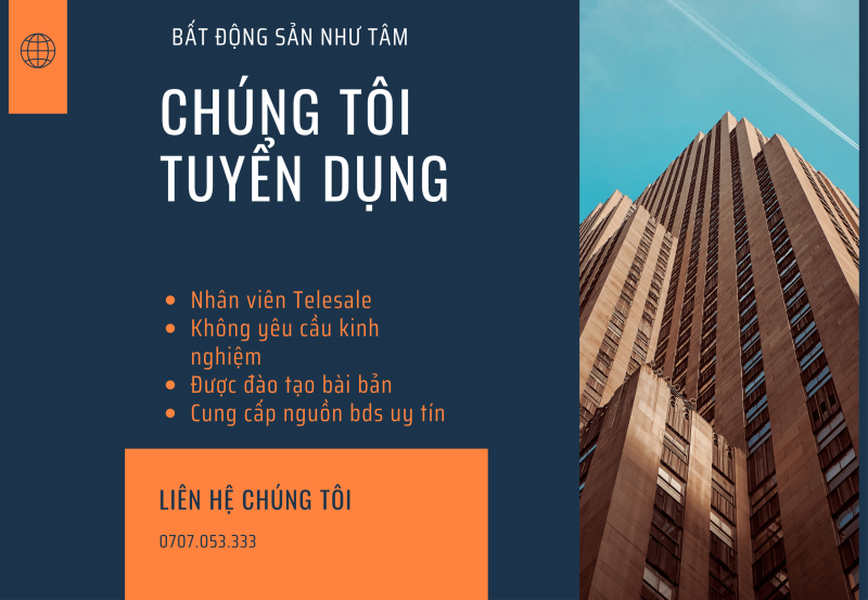 TUYỂN DỤNG NHÂN VIÊN TELESALE - THU NHẬP KHÔNG GIỚI HẠN